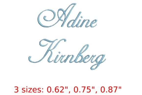 Adine Kirnberg Embroidery Font: An Etsy Seller’s Take