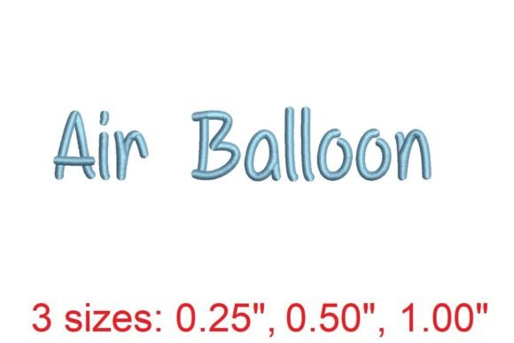 Air Balloon Embroidery Font: Designer’s Boutique Review