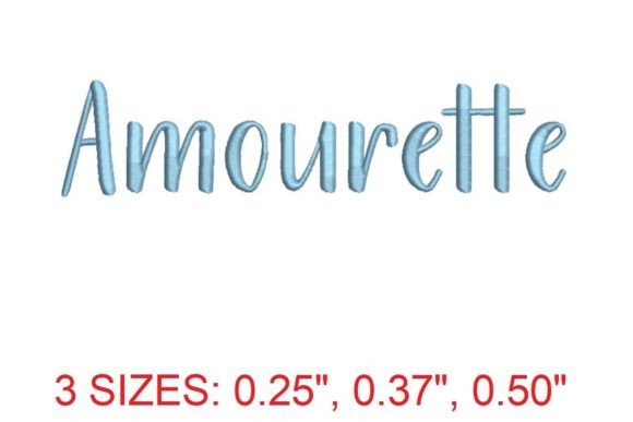 Amourette Embroidery Font: An Embroidery Seller's Review