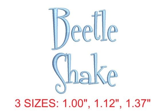 Beetle Shake Embroidery Font: A Seasonal Script Review