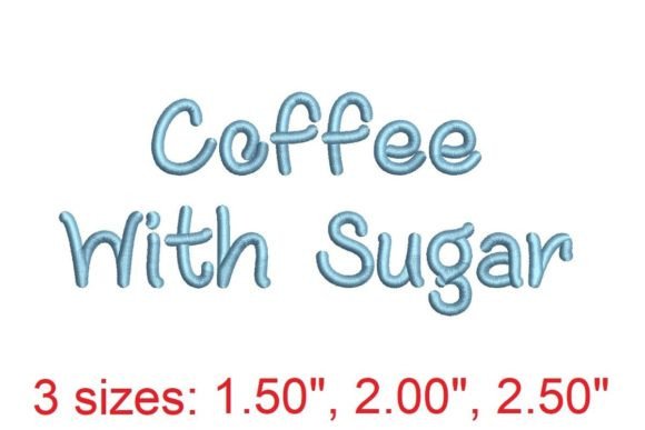 Coffee with Sugar Embroidery Font: A Seller's Honest Take