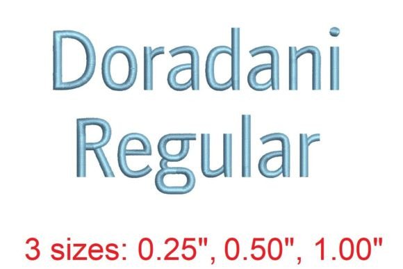 Dorandani RG Embroidery Font: A Designer’s Test