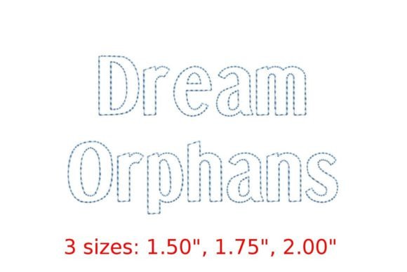 Dream Orphans Bean Stitch Outline Font Review