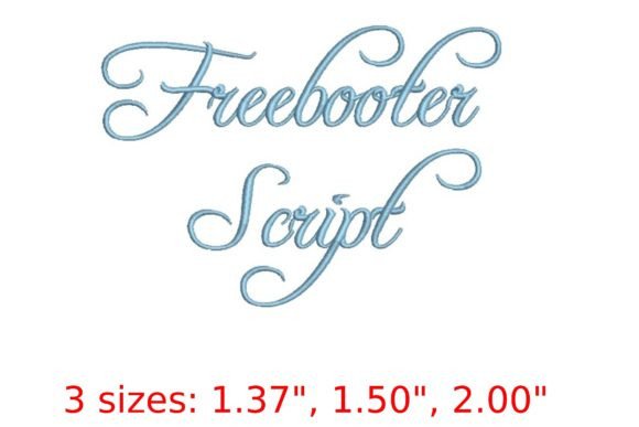 Freebooter Script Embroidery Font: A Seller’s Review