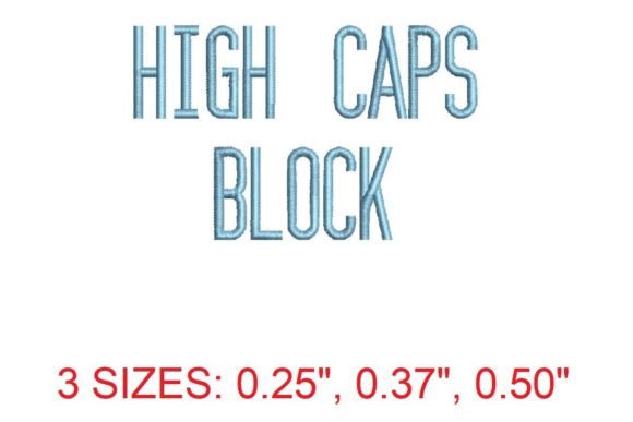 High Caps Block Embroidery Font: An Embroidery Designer’s Honest Review