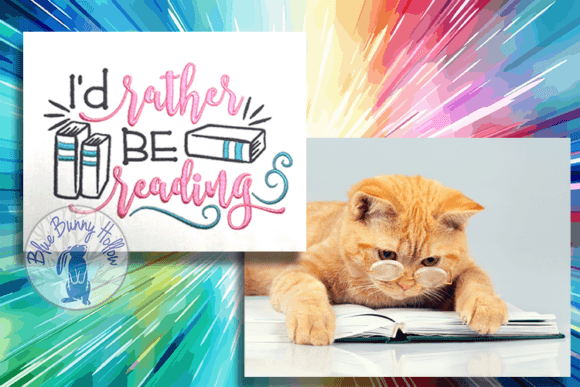 I d Rather Be Reading Embroidery Review