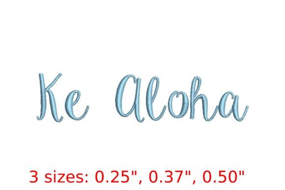 Ke Aloha Embroidery Font Review