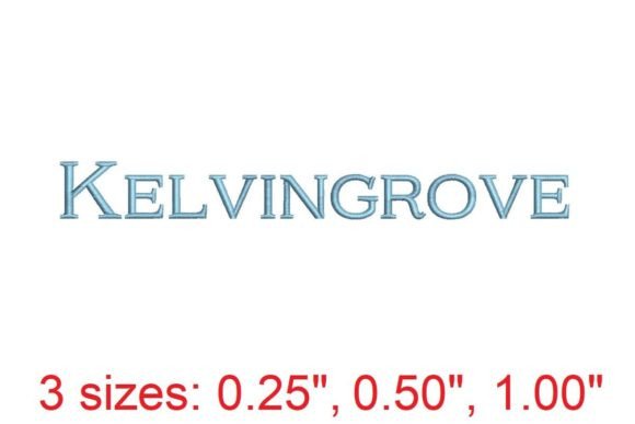 Kelvingrove Embroidery Font: A Designer’s Boutique Test