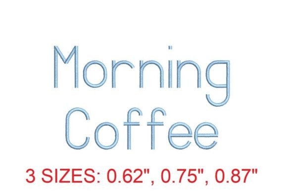 Morning Coffee Embroidery Font: A Designer’s Business Review