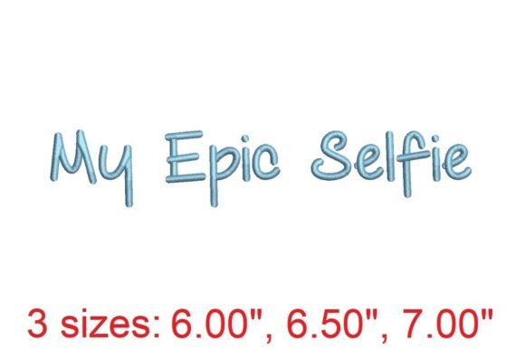 My Epic Selfie Embroidery Font: A Designer’s Business Review