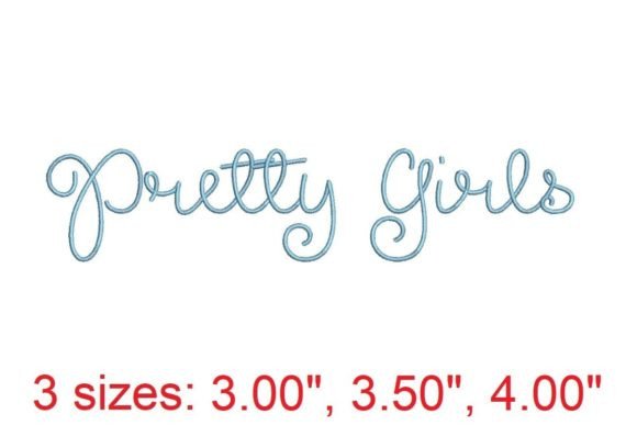 Pretty Girls Embroidery Font: A Designer’s Review for Small Business Merch