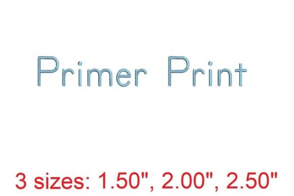 Primer Print Embroidery Font: Designer’s Honest Review