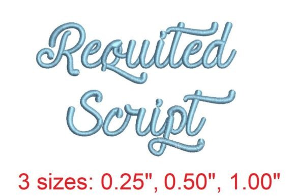 Requited Script Embroidery Font: Seasonal Stitching Review