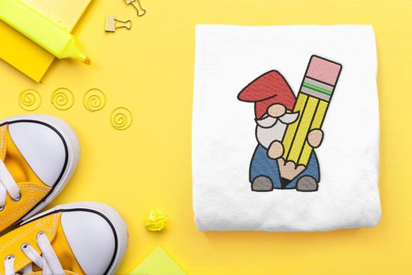 School Gnome with Pencil Embroidery: A Designer’s Real-Talk Review