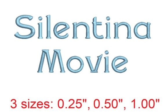 Silentina Movie Embroidery Font Craft Fair Review