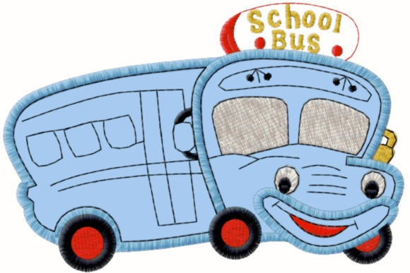 When Cute Bus School Stitches Come to Life